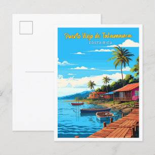 Puerto Viejo de Talamanca Costa Rica Kunst, Dichtu Postkarte