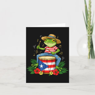 Puertoricanische Flagge Coqui Frosch Puerto Rico H Karte