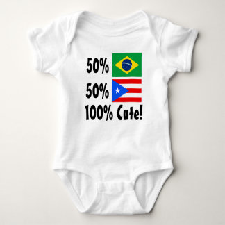 Puertorikaner 100% 50% Brasilianer-50% niedlich Baby Strampler