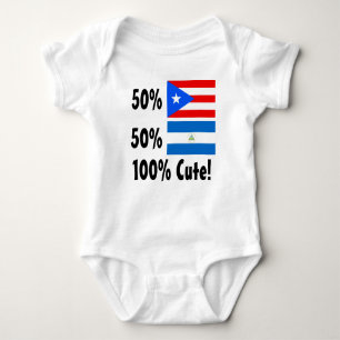 Puertorikaner 100% 50% Nicaraguaner-50% niedlich Baby Strampler
