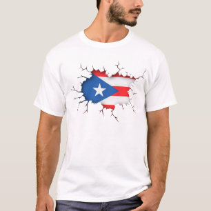 Puertorikaner-Innere - Boricua Puerto Rico Flagge T-Shirt