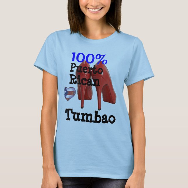 Puertorikaner Tumbao T-Shirt (Vorderseite)