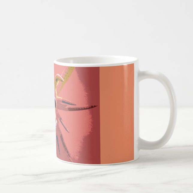 Puertorikanische vejigante Masken-Kaffee-Tasse Tasse (Rechts)