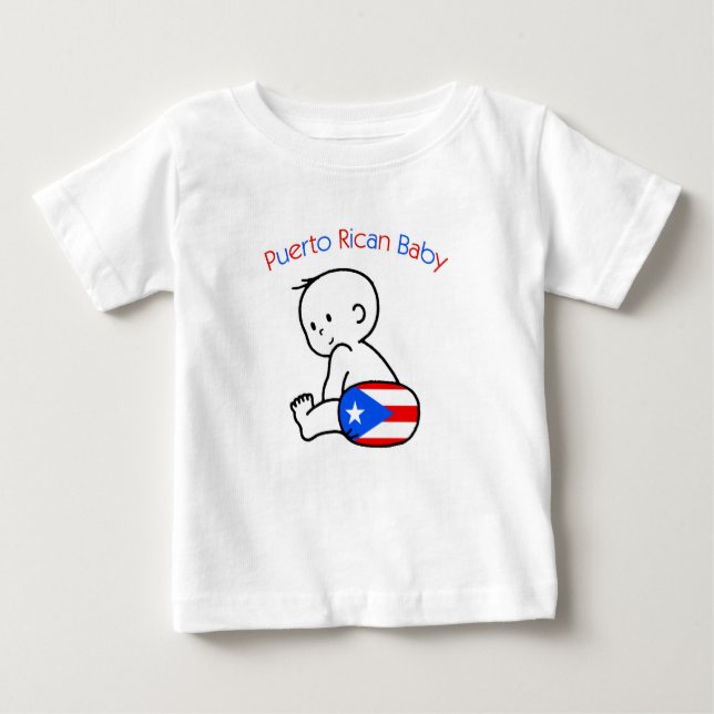 Puertorikanisches Baby Baby T-shirt (Vorderseite)
