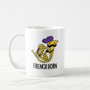 Puff des französischen Horn Funny Music Instrument Kaffeetasse