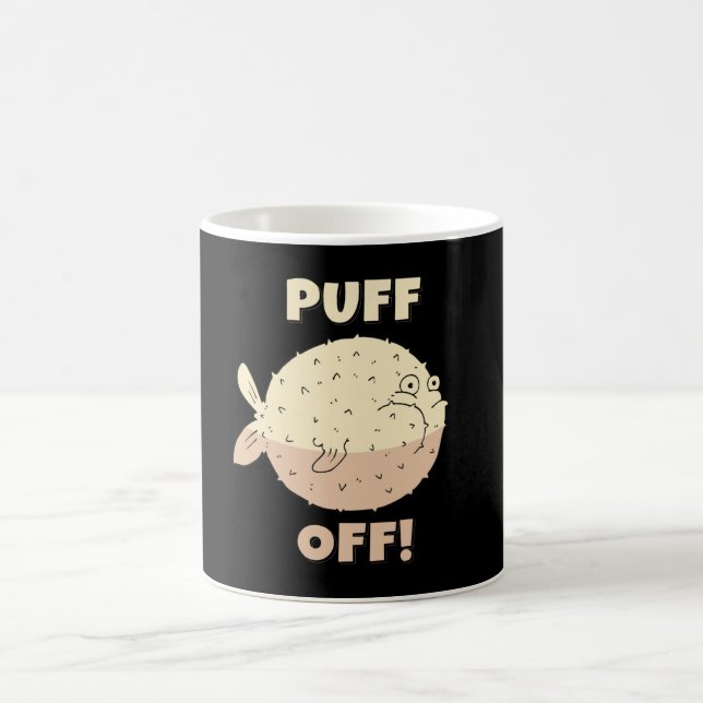 Puff Fish Sea Kaffeetasse (Mittel)