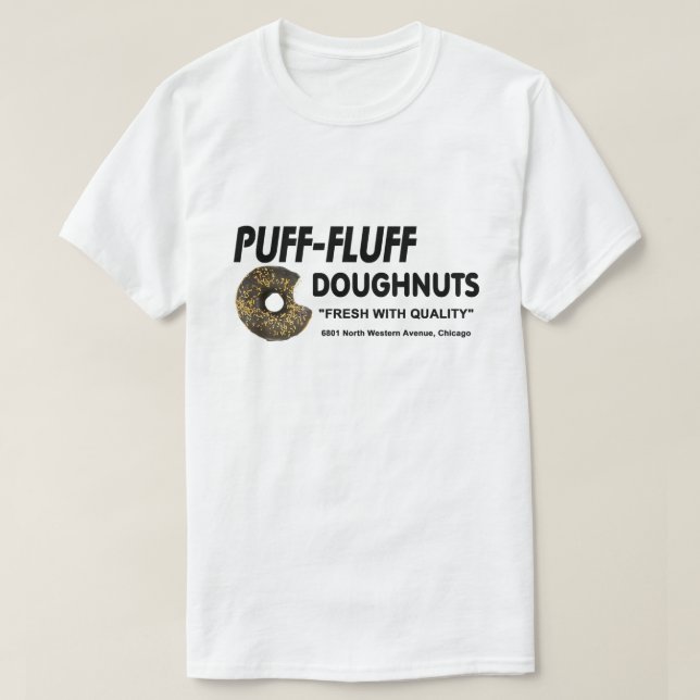 Puff Fluff Doughnut, Chicago T-Shirt (Design vorne)