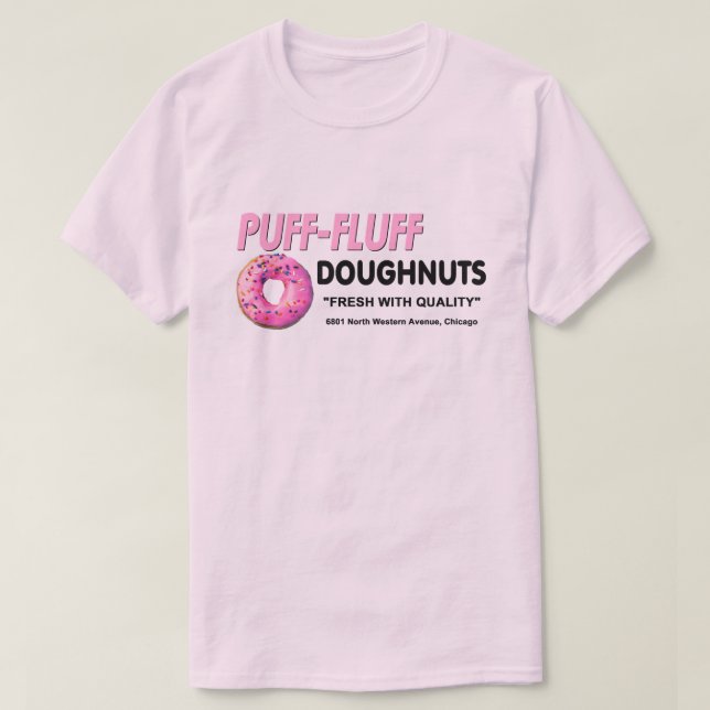 Puff Fluff Doughnut, Chicago T-Shirt (Design vorne)