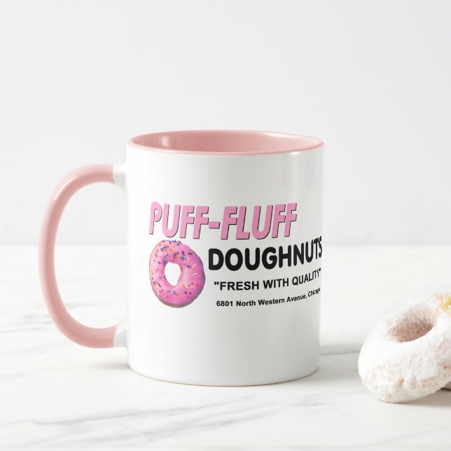 Puff Fluff Doughnut, Chicago Tasse (Mit Donut)