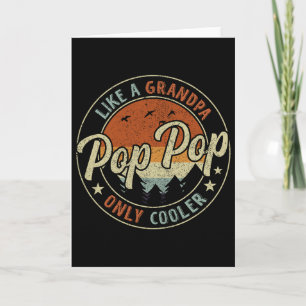 Puff Puff Wie Ein Opa Nur Cooler Vintage Retro F Karte