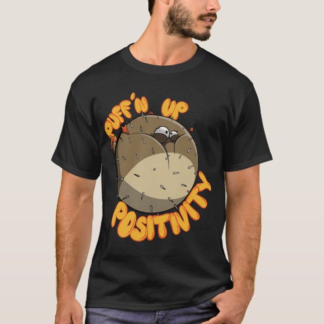 Puffâ€˜n Up Positivität T-Shirt (Vorderseite)