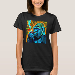 Puffen Primat Feuer es hinauf Silverback Gorilla A T-Shirt