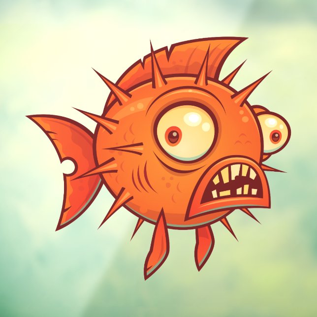 Puffer Fensteraufkleber (Blatt 3)