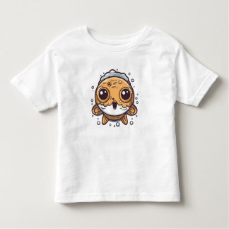 Puffer Fische Freude: Grafik im Kawaii-Stil Kleinkind T-shirt