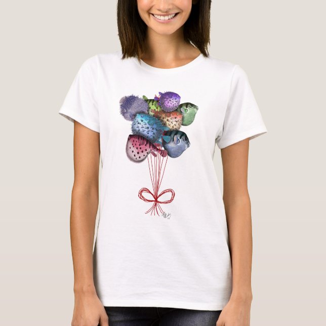 Puffer Fish Balloons T-Shirt (Vorderseite)