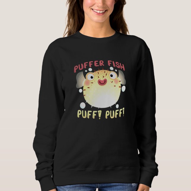 Puffer Fish Puff Blowfish Fisch Keeper Sweatshirt (Vorderseite)