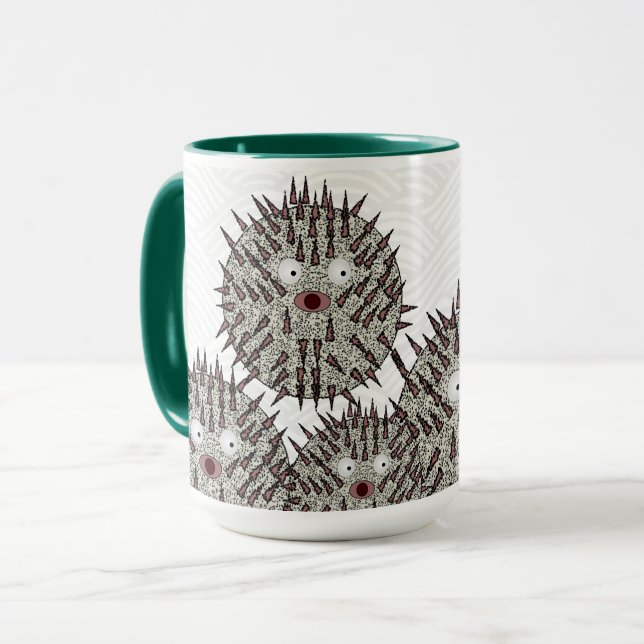 Puffer Fish Tasse (Vorderseite Links)