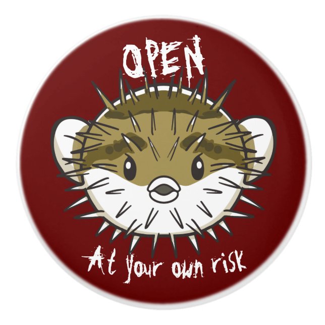 Puffer Keramikknauf (Vorderseite)