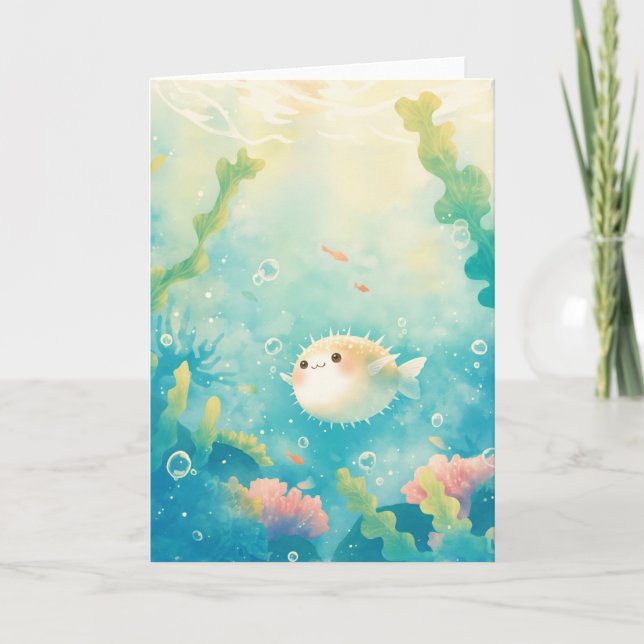 Puffer Seetang Karte (Vorderseite)
