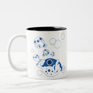 Puffer Zweifarbige Tasse