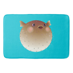 Pufferfische Badematte