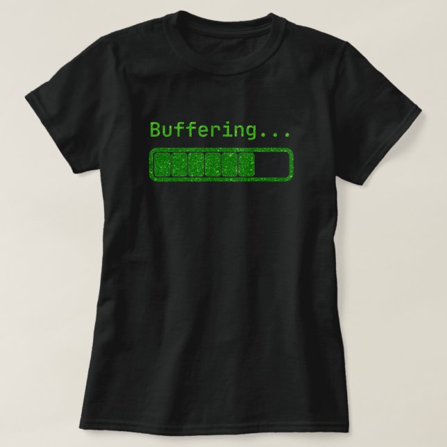 Puffernder Glitzer T-Shirt (Design vorne)