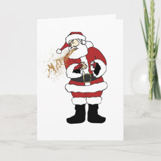 Pufferung Weihnachtskarte Feiertagskarte