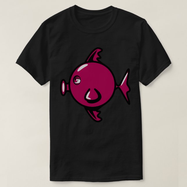 Pufffisch 1 T-Shirt (Design vorne)