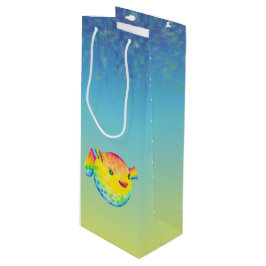 Pufffisch Geschenktüte Für Weinflaschen