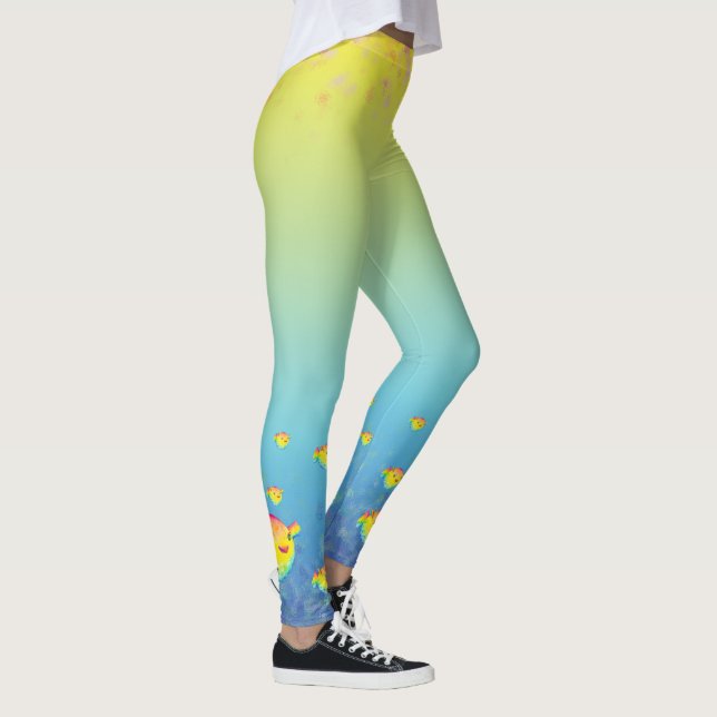 Pufffisch Leggings (Rechts)