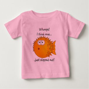 Pufffisch - lustige Sprüche Baby T-shirt
