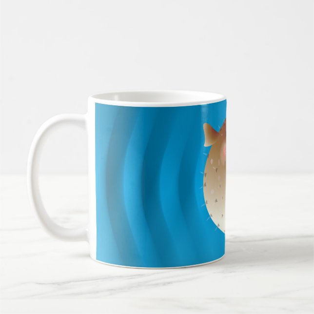 Pufffisch Tasse (Links)