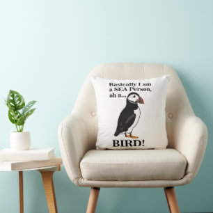 Puffin Bird Seabird Funny Kissen