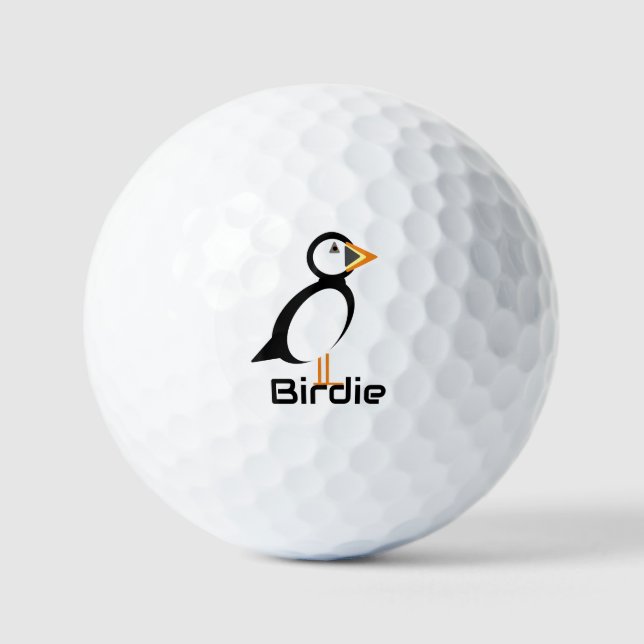 Puffin Birdie Golf Ball (Vorderseite)
