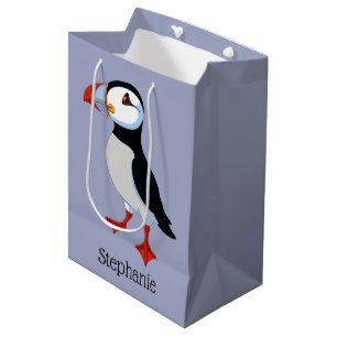 Puffin Design Geschenktasche Mittlere Geschenktüte