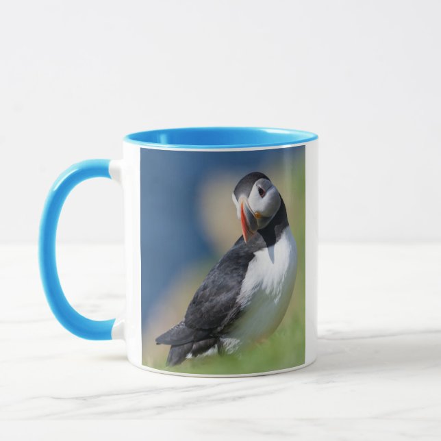 Puffin (Fratercula Arctica) auf der Klippe 2 Tasse (Links)