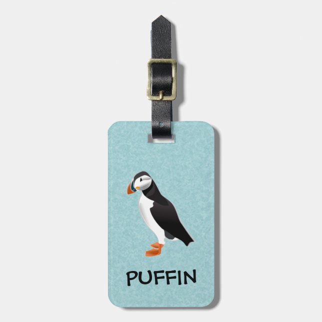 Puffin Gepäckanhänger (Vorderseite vertikal)