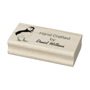 Puffin Handmade by Self-Inking Briefmarke Gummistempel