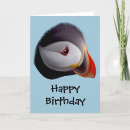 Puffin Happy Birthday Card Karte