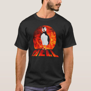 Puffin Hell Swearing Animal Puff T-Shirt