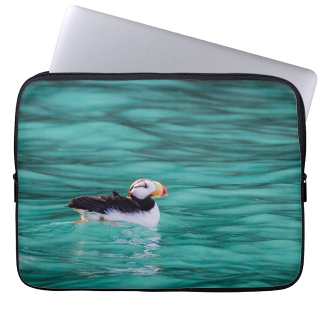 Puffin in der Auferstehungsbucht, Alaska Laptopschutzhülle (Vorderseite)
