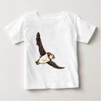 Puffin mit einem Hut und einem gegossenen Hut