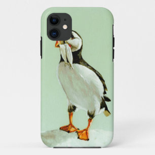 Puffin mit Fisch Case-Mate iPhone Hülle