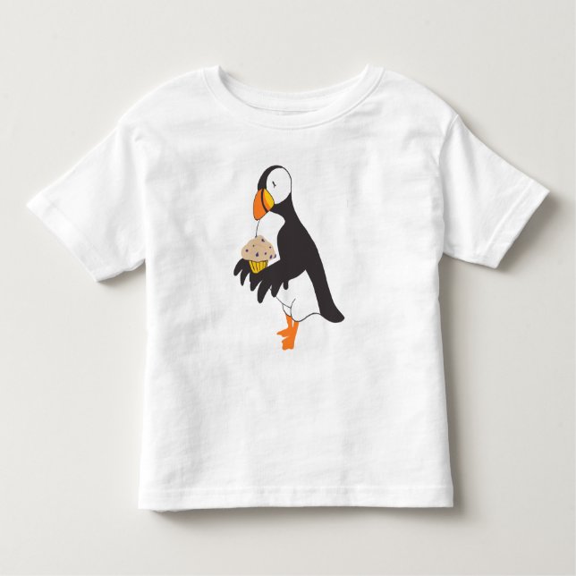 Puffin mit Muffin Kleinkind T-shirt (Vorderseite)