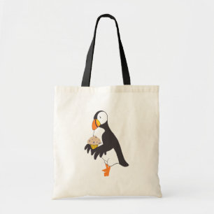 Puffin mit Muffin Tragetasche