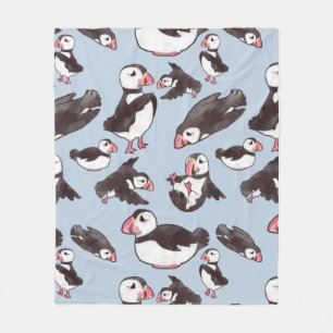 Puffin-mittlere Fleece-Decke Fleecedecke