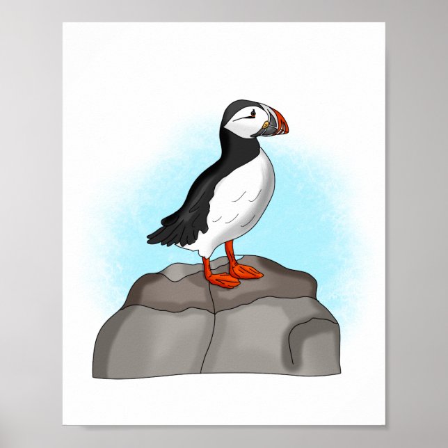 Puffin, niedlich poster (Vorne)