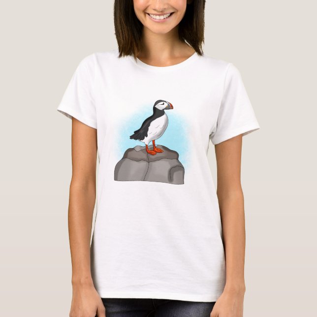 Puffin, niedlich T-Shirt (Vorderseite)