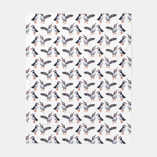 Puffin Pals Fleece Blanket (Vorderseite)