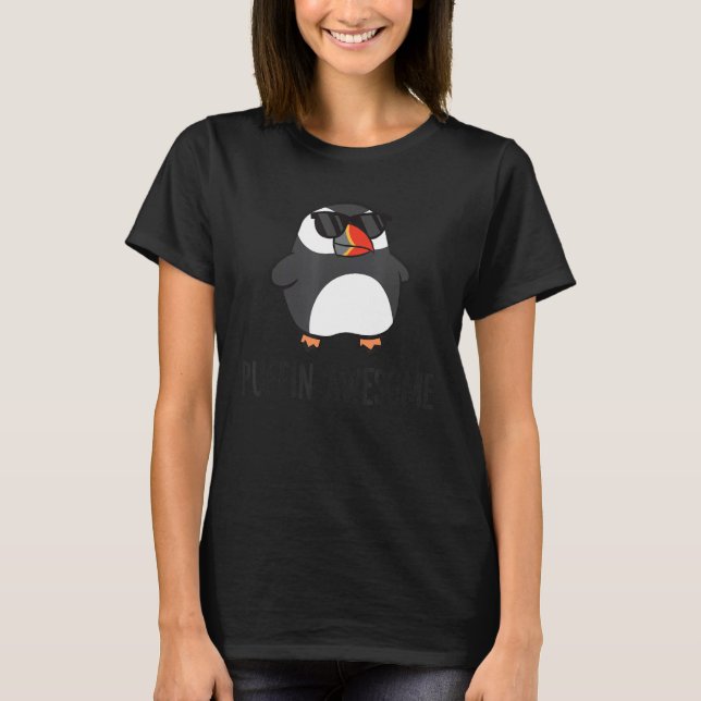 Puffin-Phantastisch-Sea-Bird-Puffins T-Shirt (Vorderseite)
